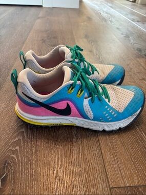 Nike Trail Wildhorse Multicolor Running Sneakers - Blue/Pink/Green